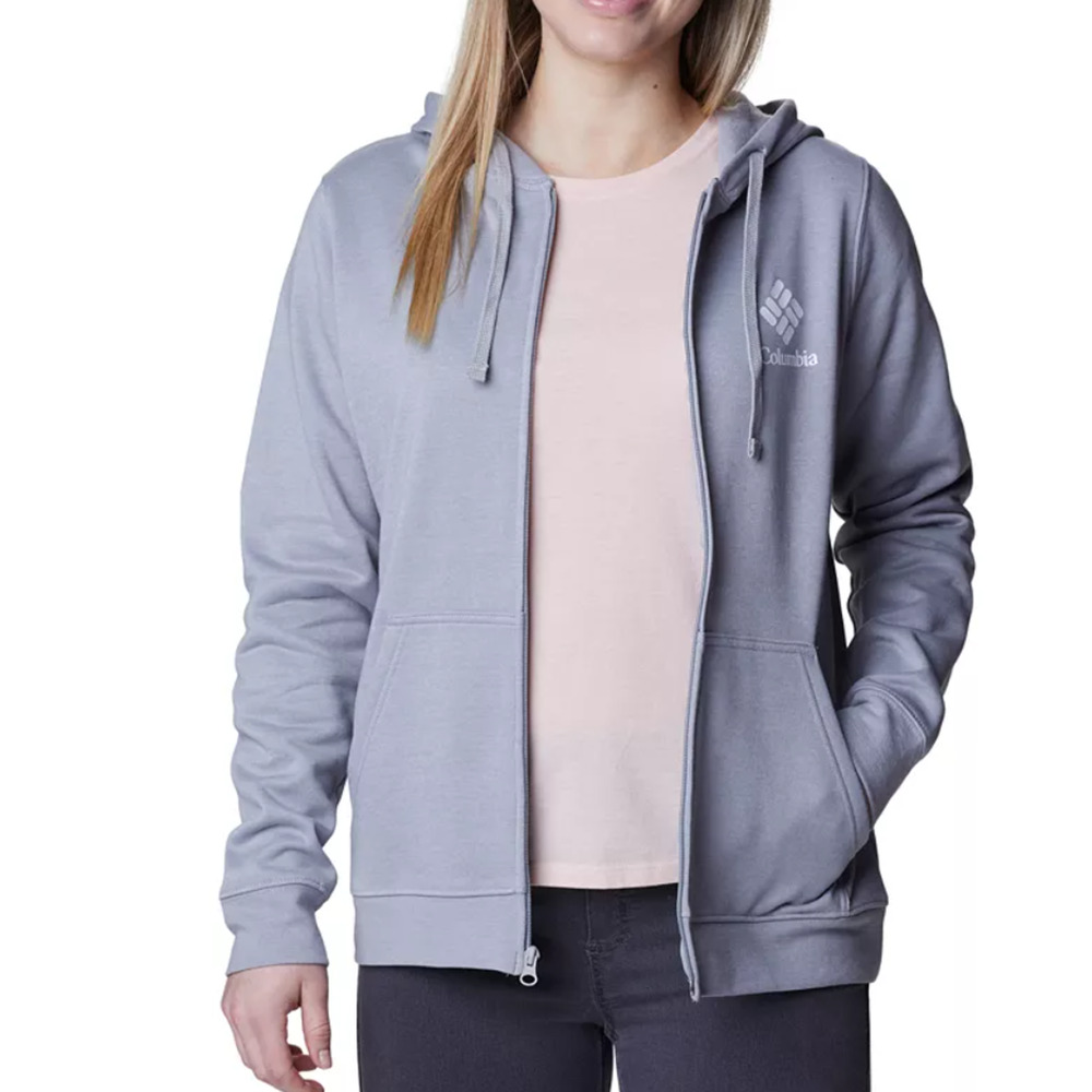 Columbia Trek Graphic full zip hoodie Grey Small 12147